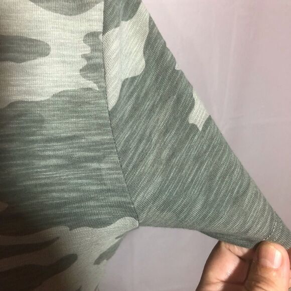 Universal Thread Camo Print Short Sleeve Cotton Dress - Picture 6 of 12